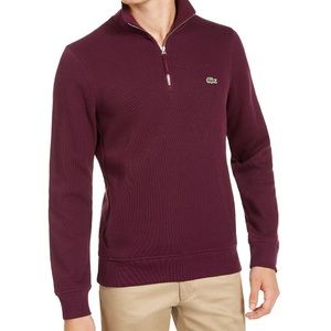 Lacoste men eggplant sweater
